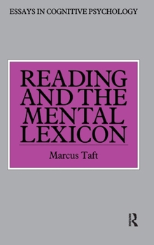 Hardcover Reading and the Mental Lexicon Book