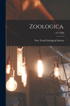 Paperback Zoologica.; v.33 (1948) Book