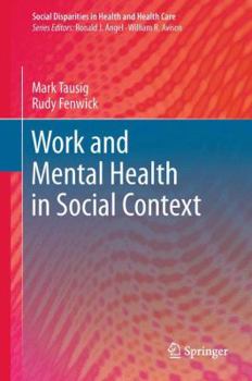 Paperback Work and Mental Health in Social Context Book
