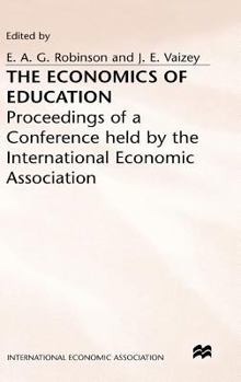 Hardcover The Economics of Education Book