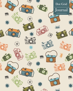 Paperback Dot Grid Journal: Notebook Planner with Retro Cameras Themed Cover Design Book