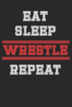 Paperback Notebook Journal: Wrestling Wrestler 6x9 Dot Grid 120 Pages Book