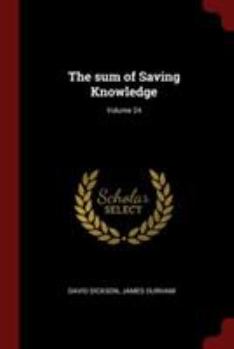 Paperback The sum of Saving Knowledge; Volume 24 Book