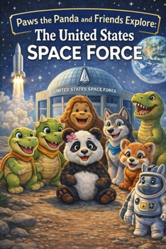 Paperback Paws the Panda and Friends Explore: The United States Space Force Book