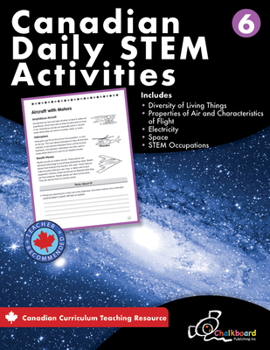 Paperback Canadian Daily Stem Activities Grade 6 Book