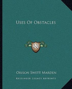 Paperback Uses Of Obstacles Book