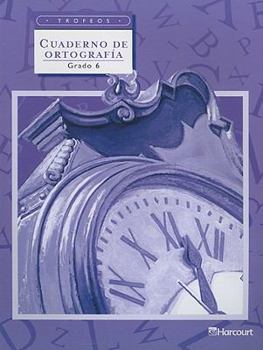 Paperback Trofeos Cuaderno de Ortografia, Grado 6 [Spanish] Book