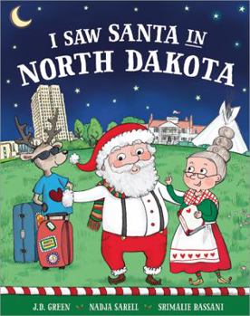 Hardcover I Saw Santa in North Dakota Book