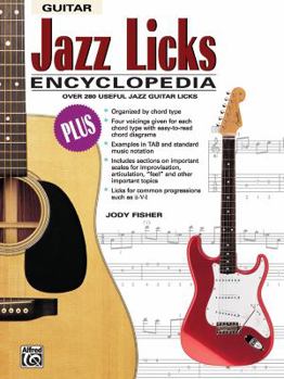 Paperback Jazz Licks Encyclopedia: Guitar Book