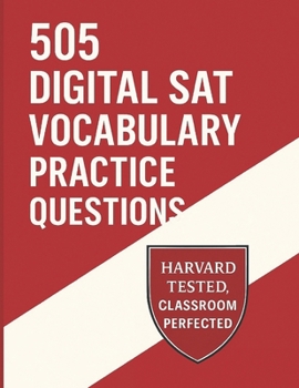 Paperback 505 Digital SAT Vocabulary Practice Questions Book