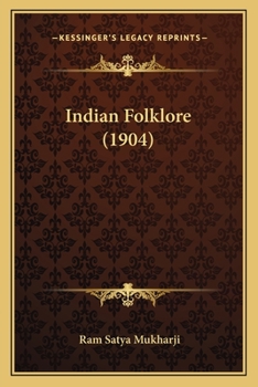 Paperback Indian Folklore (1904) Book