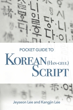 Paperback Pocket Guide to Korean (Han-Geul) Script Book