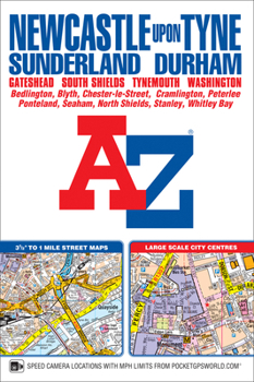 Paperback Newcastle Upon Tyne A-Z Street Atlas (Paperback) Book