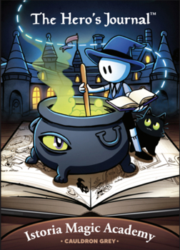 Hardcover The Hero's Journal Istoria Magic Academy Cauldron Gray Book