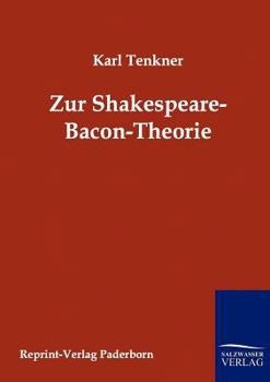 Paperback Zur Spakespeare-Bacon-Theorie [German] Book
