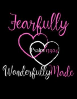 One Page A Day Daily Christian Planner: October 2019 to February 2020 with Decorative Cross Interior (Psalm 139:14_Black)