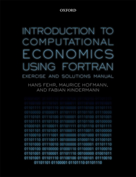 Paperback Introduction to Computational Economics Using Fortran: Exercise and Solutions Manual Book