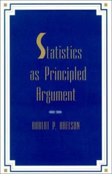 Paperback Statistics As Principled Argument Book