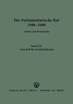 Hardcover Ausschuß Für Grundsatzfragen [German] Book