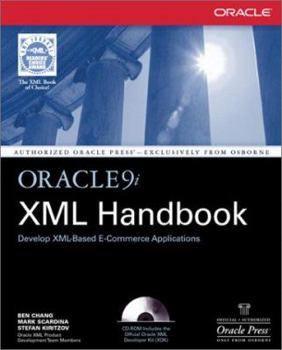 Paperback Oracle9i XML Handbook [With CDROM] Book