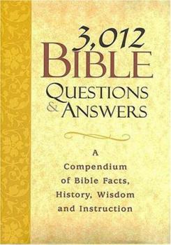 Hardcover 3,012 Bible Questions and Answers Book