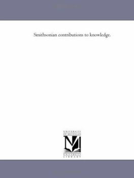 Paperback Smithsonian contributions to knowledge.: Vol. 18 Book