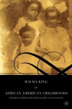 Hardcover African American Childhoods: Historical Perspectives from Slavery to Civil Rights Book