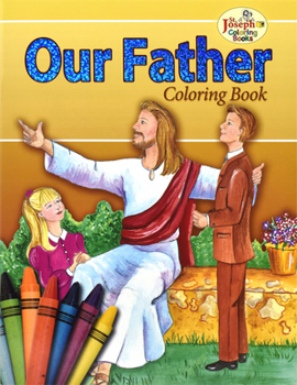 Paperback Coloring Book about the Our Father Book