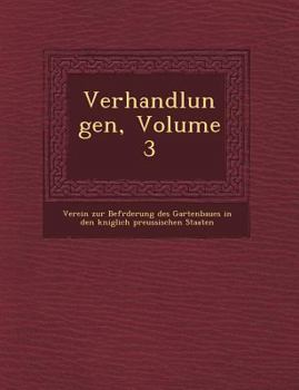 Paperback Verhandlungen, Volume 3 [German] Book