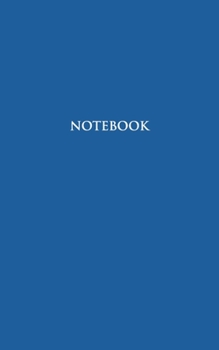 Paperback Notebook: Half Picture Half Wide Ruled Notebook - Small (5 x 8) inches) - 110 Numbered Pages - Blue Softcover Book