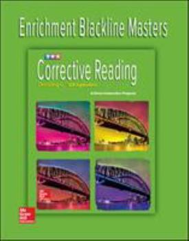 Paperback Corrective Reading Decoding Level C, Enrichment Blackline Master (CORRECTIVE READING DECODING SERIES) Book