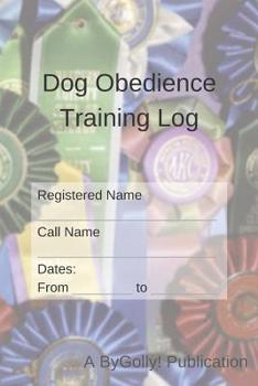 Paperback Obedience Training Log Book