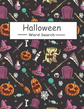 Halloween Word Search: For Adults and teen 50+ Spooky Word Search Puzzle Scary | Trick-or-Treat Puzzles Game