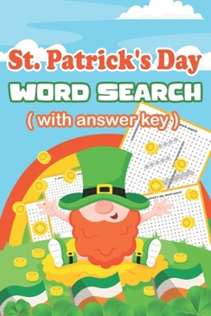 St Patrick's Day Word Search: This is a great St Patrick's Day Word Search,Funny Gift for Kids, Friends, Family.