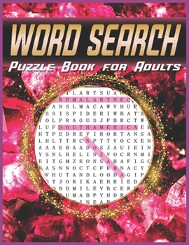 Paperback Word Search Puzzle Book for Adults: 120 Word Searches - Large Print Word Search Puzzles (Brain Games for Adults), SDB 019: Powerful red rock and yello Book