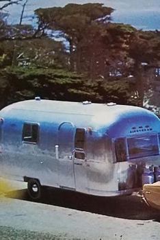 Paperback Journal: Vintage 60s Airstream Trailer Book