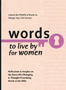Paperback Words to Live by for Women Book