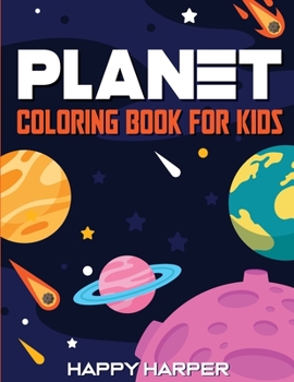 Paperback Planet Coloring Book [Large Print] Book