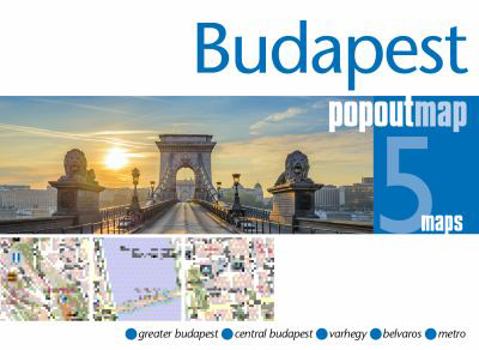 Map Budapest Popout Map Book