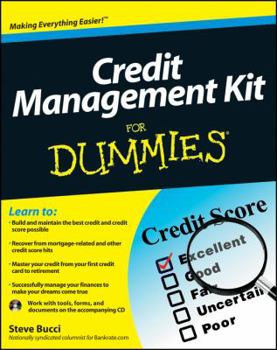Paperback Credit Management Kit for Dummies Book