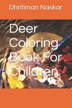 Paperback Deer Coloring Book For Children Book
