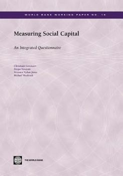 Paperback Measuring Social Capital: An Integrated Questionnaire Volume 18 Book