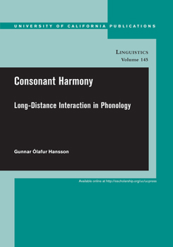 Paperback Consonant Harmony: Long-Distance Interactions in Phonology Volume 145 Book