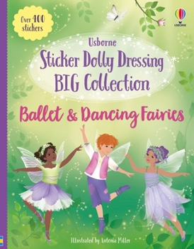 Paperback Sticker Dolly Dressing Big Collection Ballet and Dancing Fairies Book
