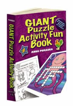 Paperback Giant Puzzle Activity Fun Book [With Stickers] Book