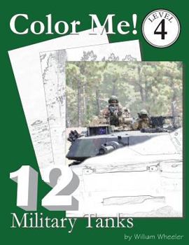 Paperback Color Me! Military Tanks Book