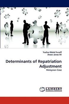 Paperback Determinants of Repatriation Adjustment Book