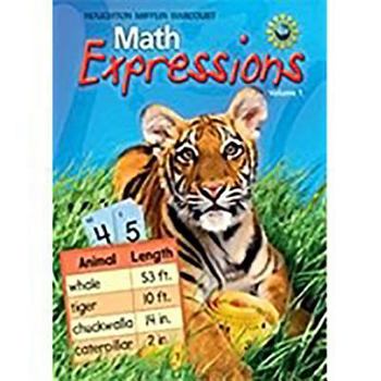 Paperback Math Expressions: Student Activity Book, Volume 1 Grade 5 2006 Book
