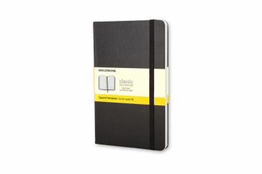 Hardcover Moleskine Classic Notebook, Pocket, Squared, Black, Hard Cover (3.5 X 5.5) Book