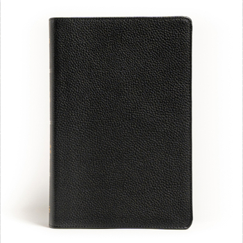 Leather Bound NASB Large Print Personal Size Reference Bible, Black Genuine Leather [Large Print] Book